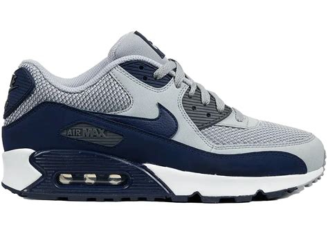 Nike Air Max 90 Essential Grey Binary Blue Men's 